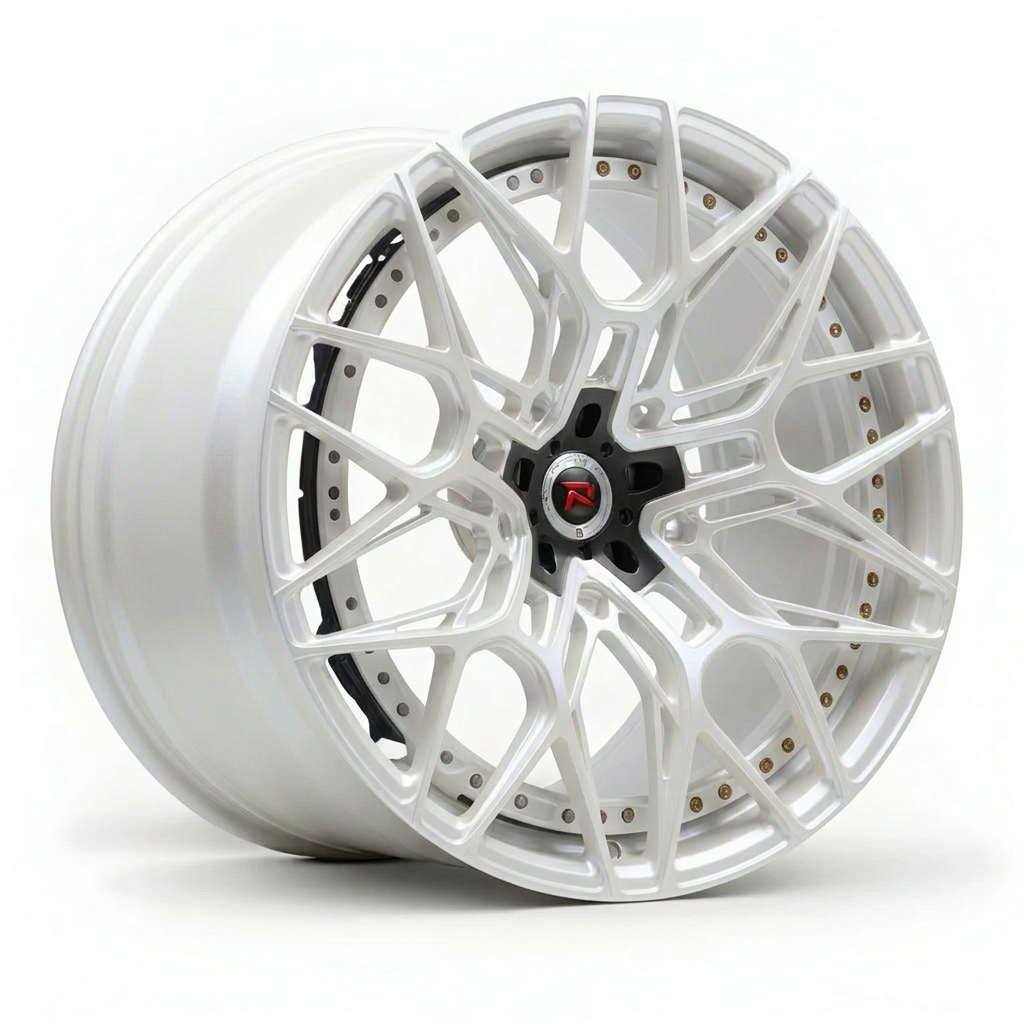 RZR XX forged wheel — Satin White Pearl