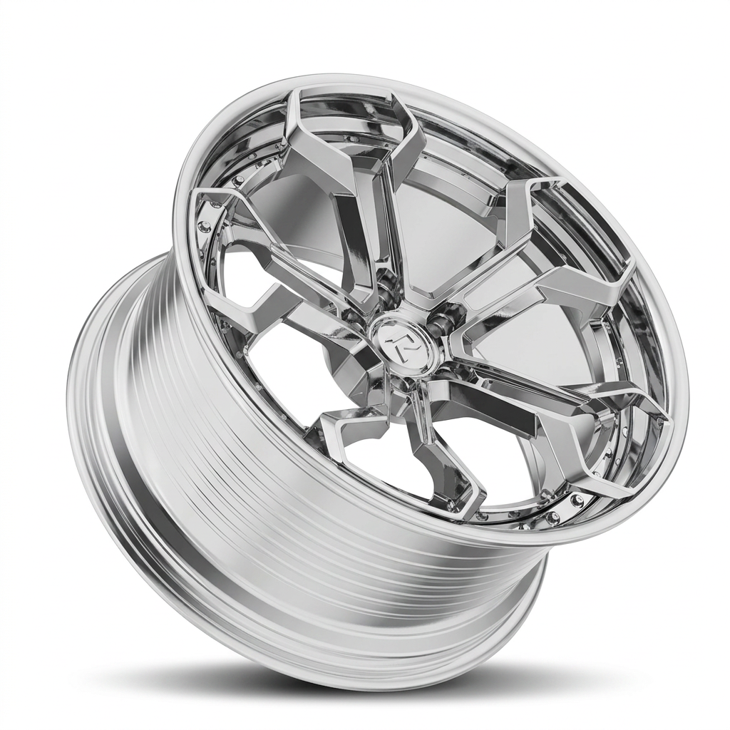 RZR LX forged wheel — Full Polished Chrome