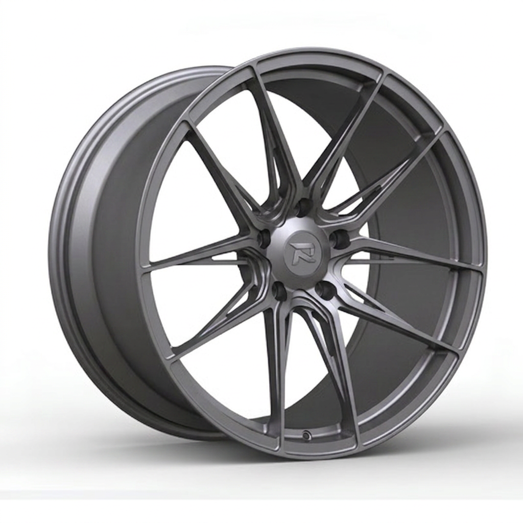 RZR CXCIX forged wheel — Satin Titanium Grey