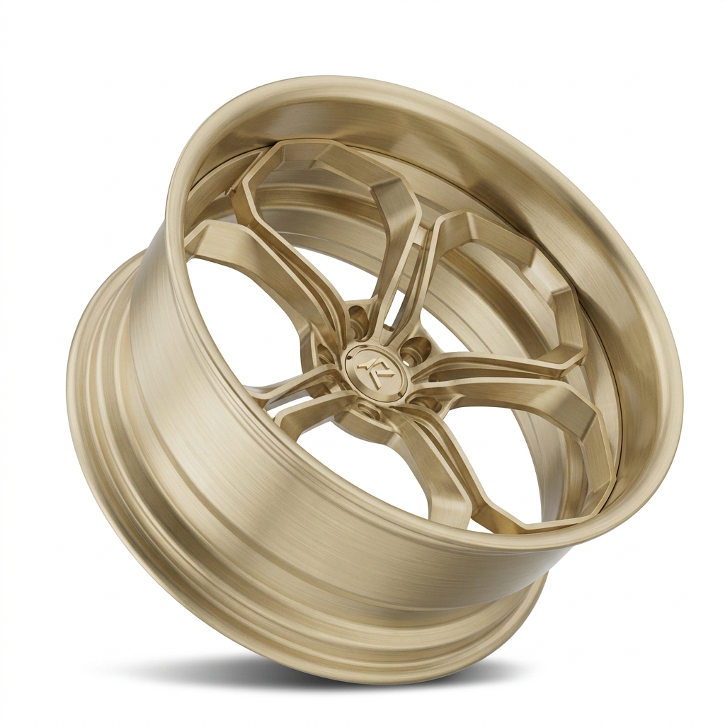 RZR LXIV forged wheel — Brushed Champagne Gold