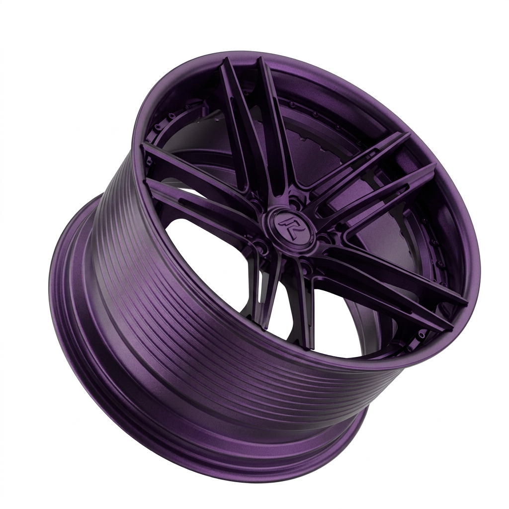 RZR LXIX forged wheel — Satin Purple Metallic