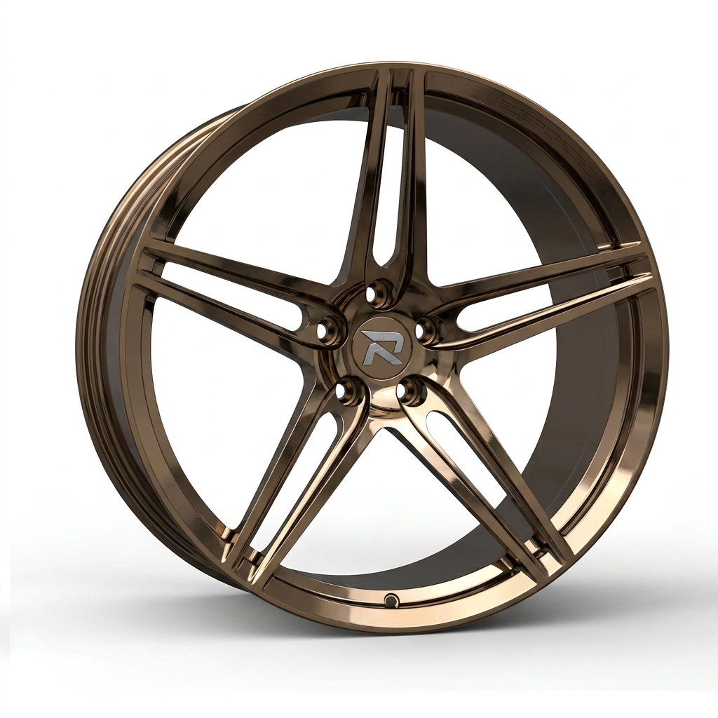 RZR CXXVII forged wheel — Tinted Bronze Chrome