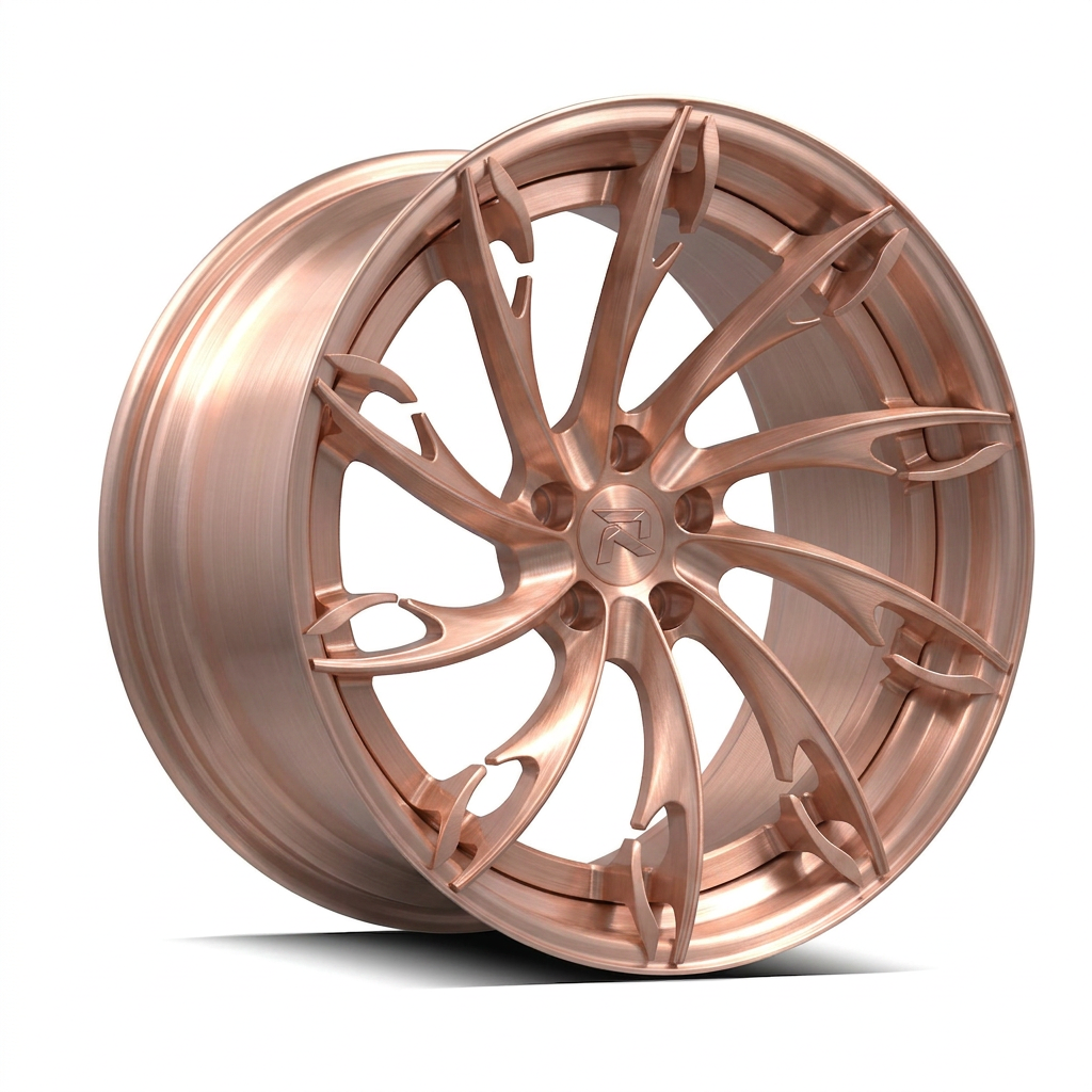 RZR CV forged wheel — Brushed Rose Gold