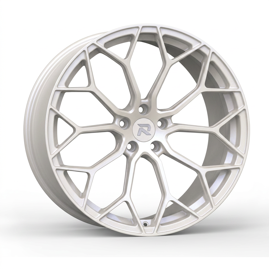 RZR CLXXXVIII forged wheel — Satin White Pearl
