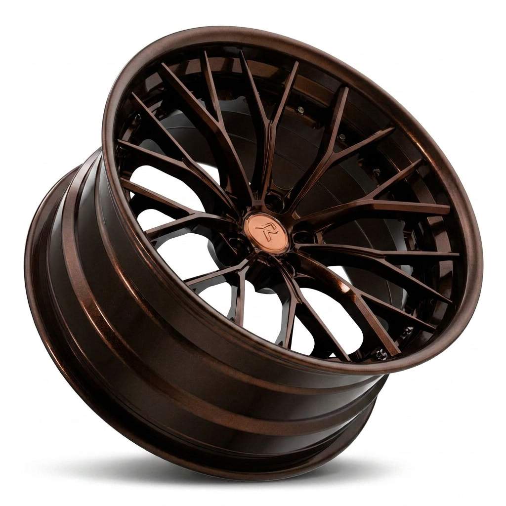 RZR III forged wheel — Dark Brushed Bronze