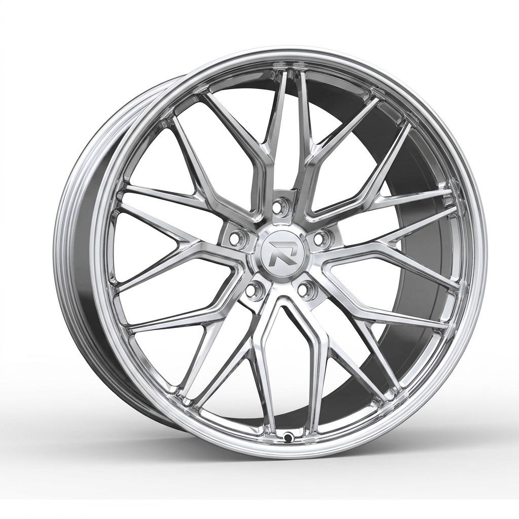 RZR CXXXI forged wheel — Full Polished Chrome