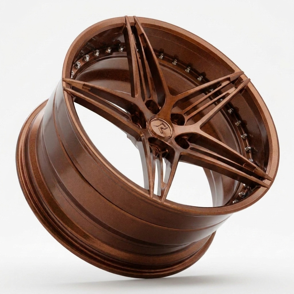 RZR VII forged wheel — Brushed Copper