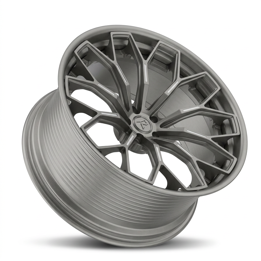 RZR LXVI forged wheel — Satin Titanium Grey
