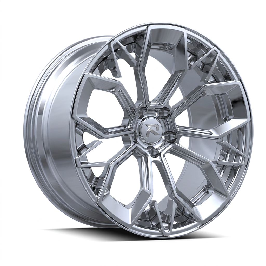RZR CVI forged wheel — Full Polished Chrome