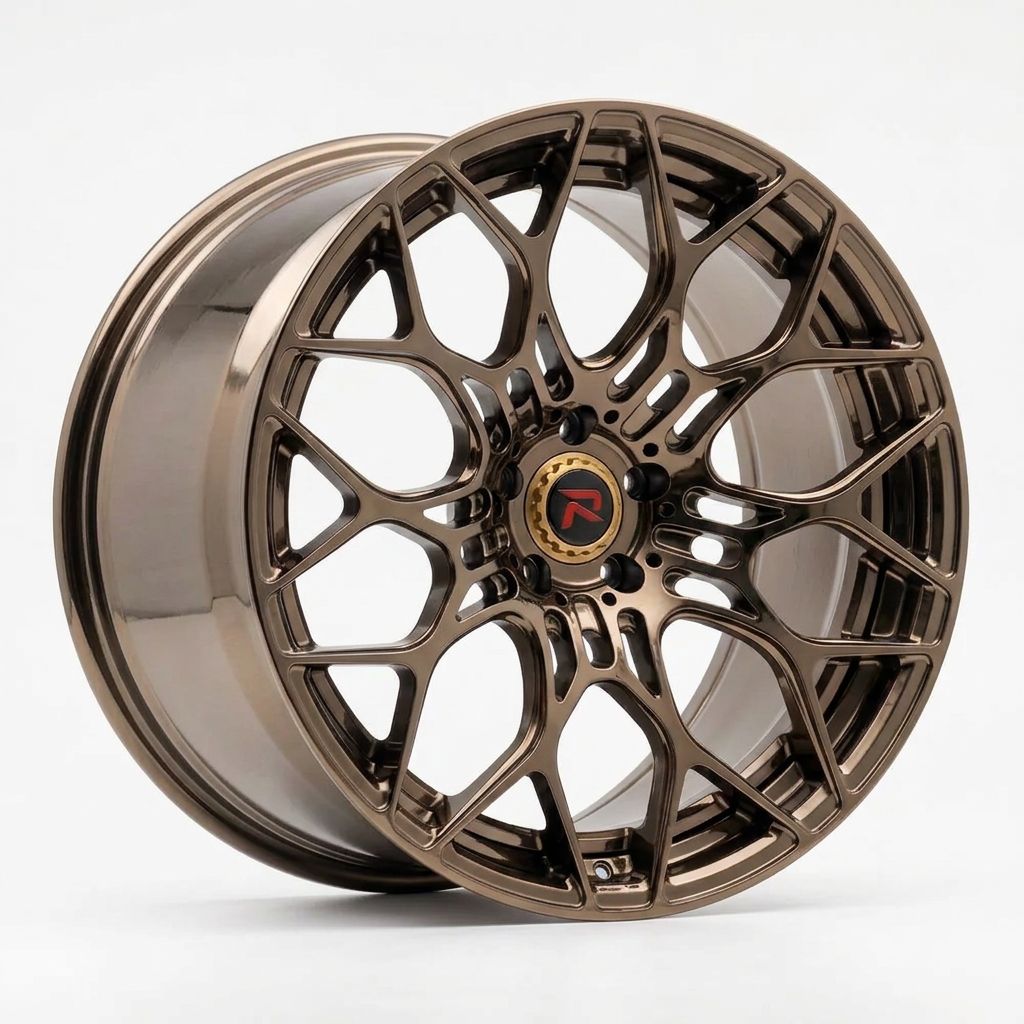 RZR XLV forged wheel — Tinted Bronze Chrome