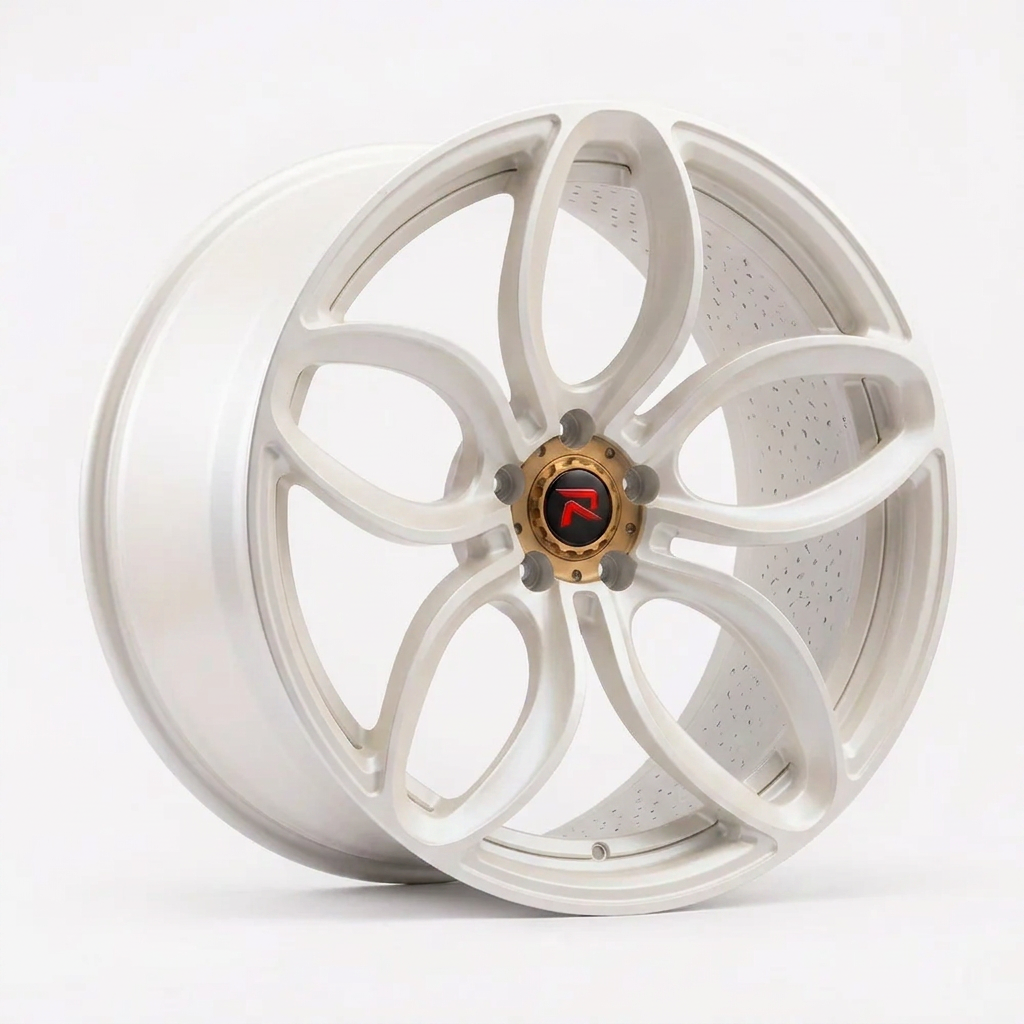 RZR XLVIII forged wheel — Satin White Pearl