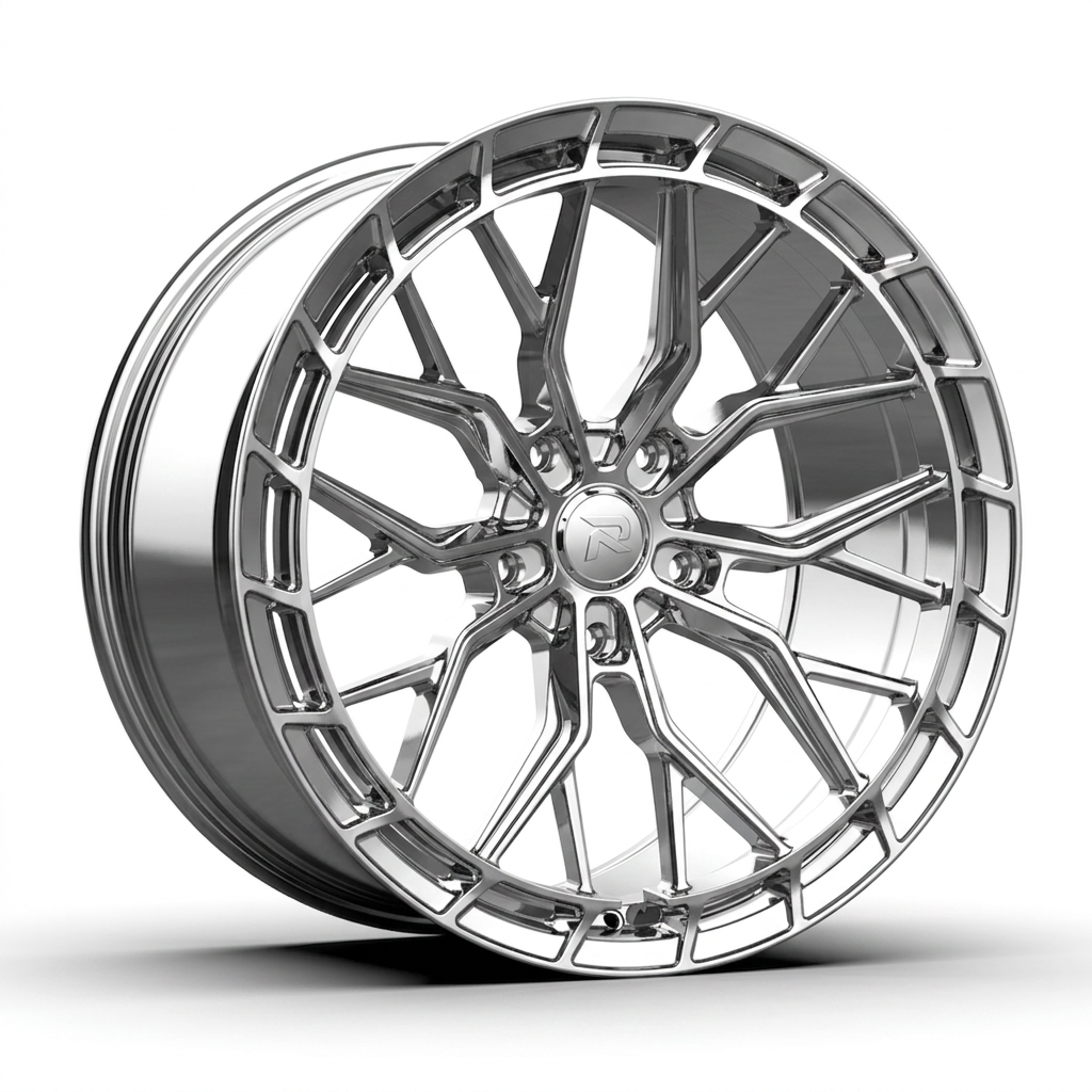 RZR CXXVI forged wheel — Full Polished Chrome