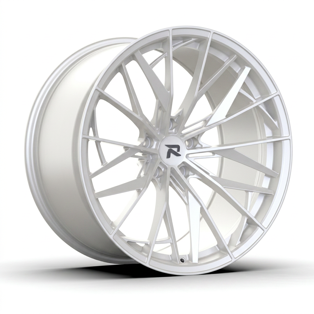 RZR CXXXIV forged wheel — Satin White Pearl