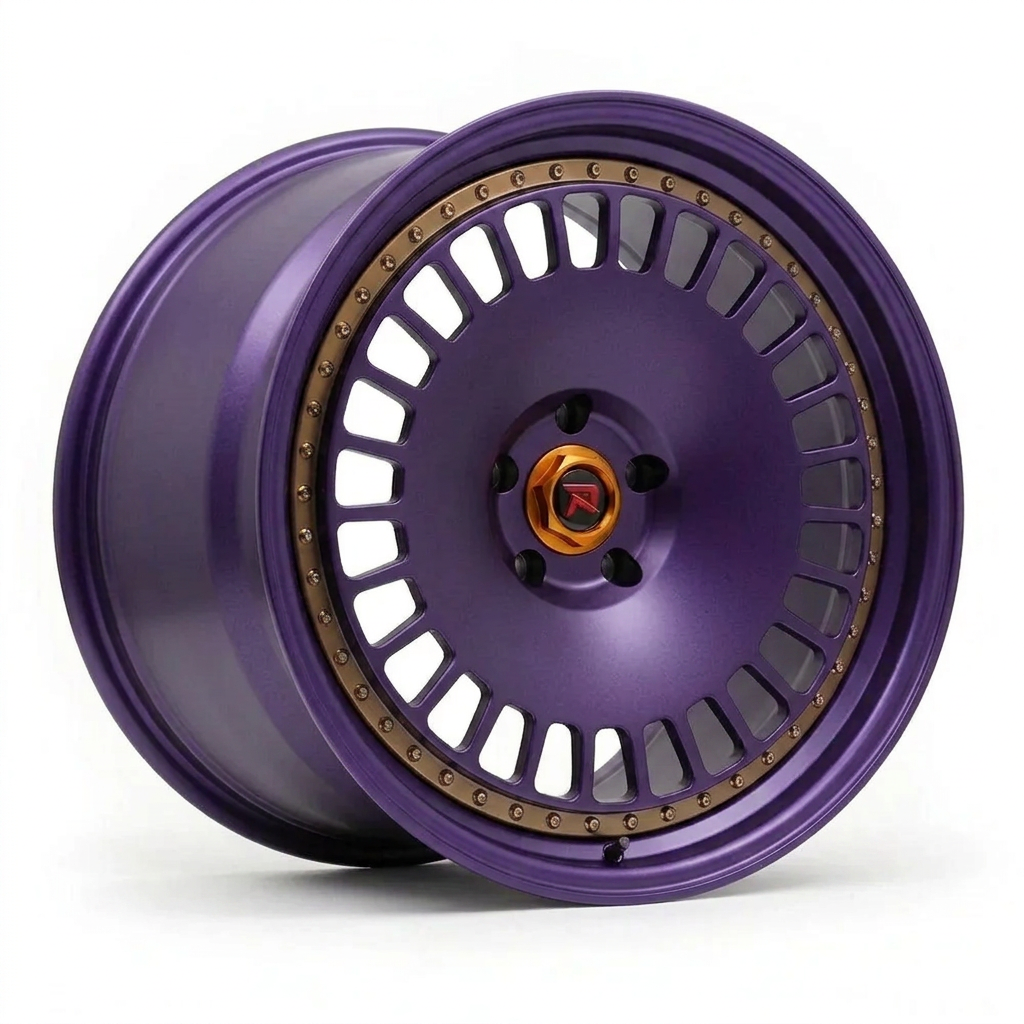 RZR XLI forged wheel — Satin Purple Metallic