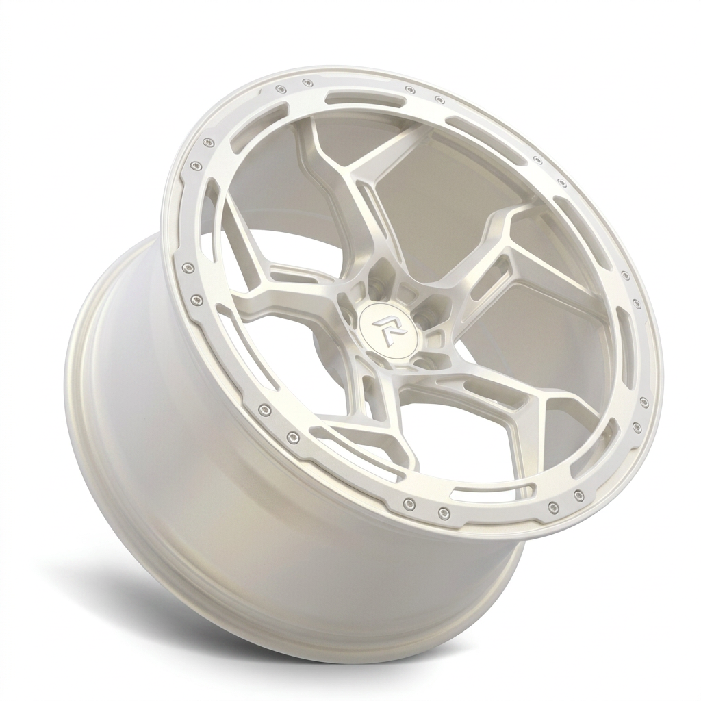 RZR LXXXVIII forged wheel — Satin White Pearl
