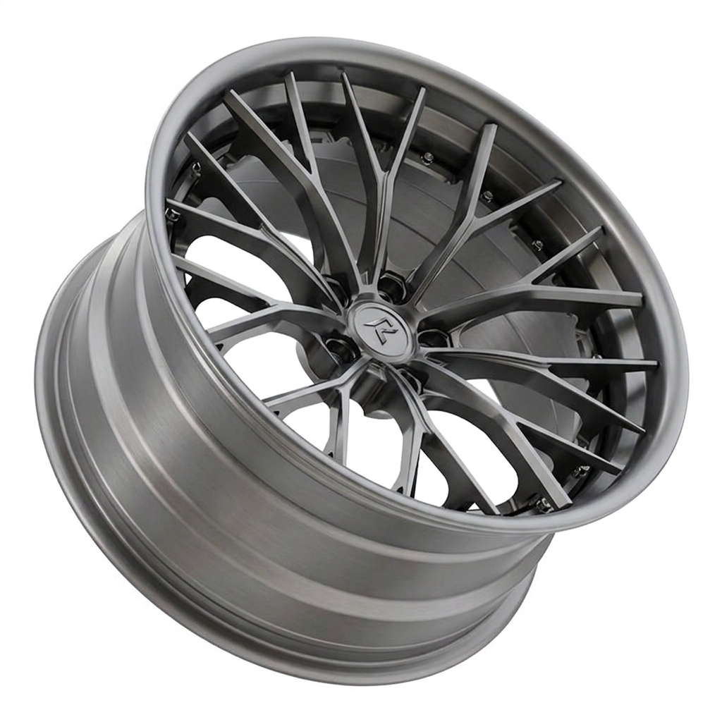 RZR III forged wheel — Satin Gunmetal