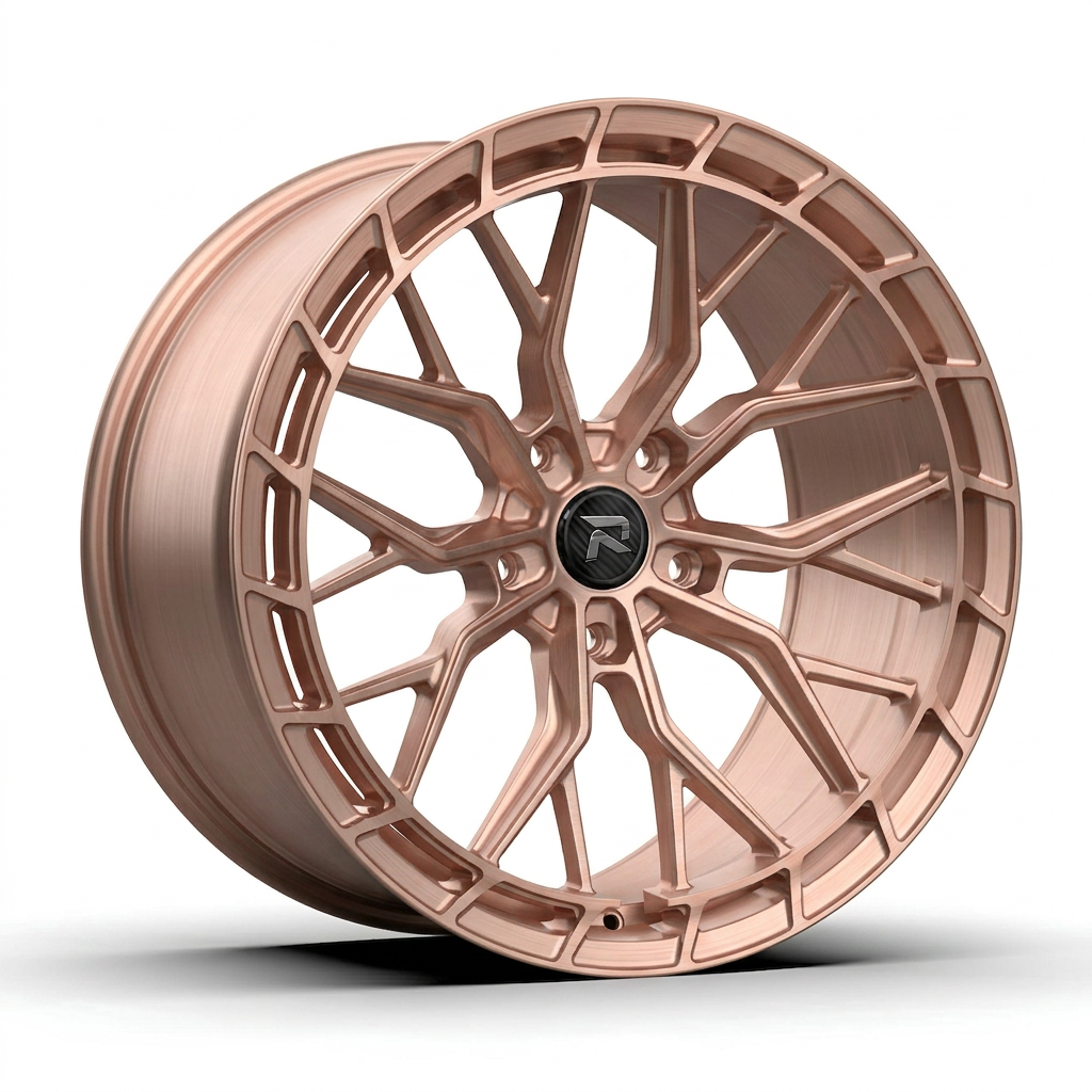 RZR CXXVI forged wheel — Brushed Rose Gold