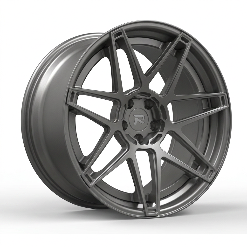RZR CLXIV forged wheel — Satin Gunmetal