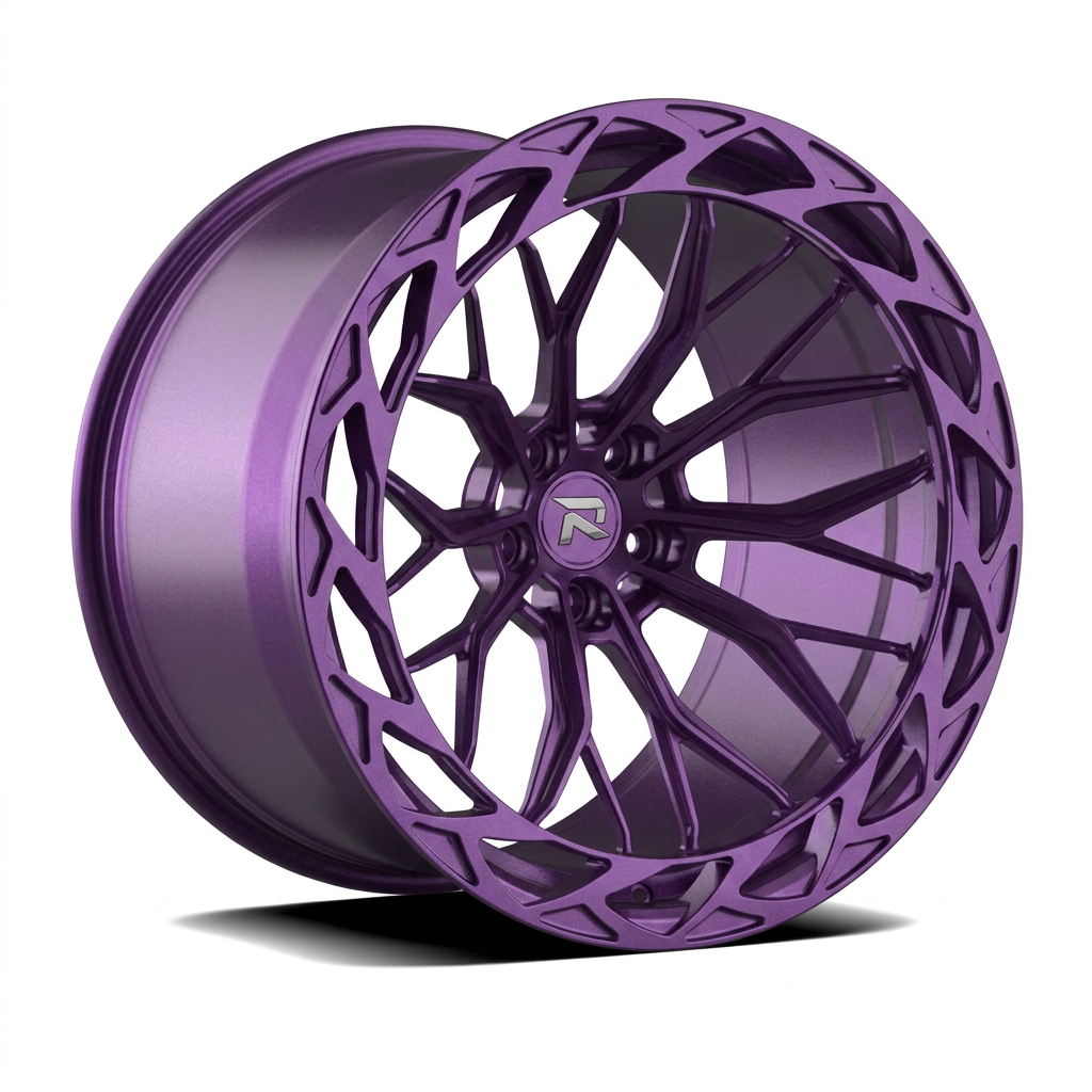 RZR CXXXIX forged wheel — Satin Purple Metallic