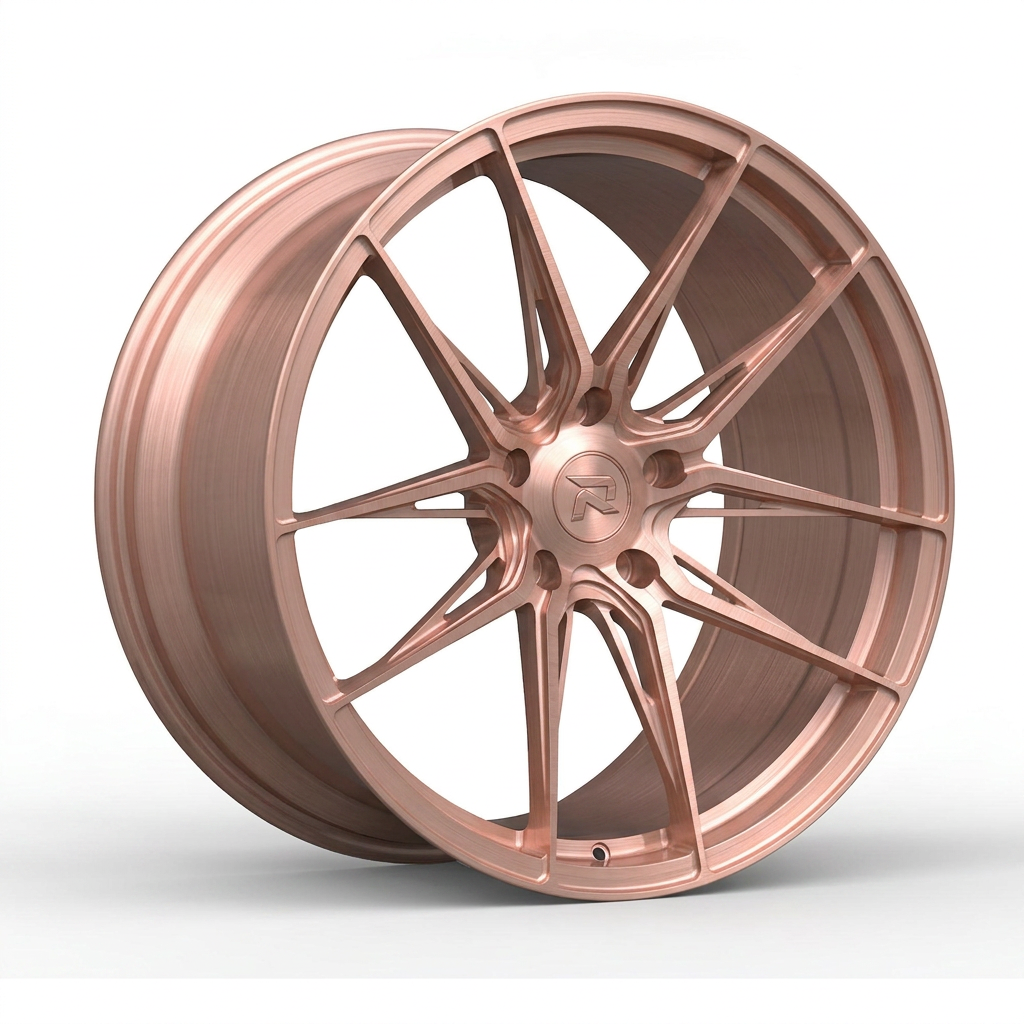 RZR CXCIX forged wheel — Brushed Rose Gold