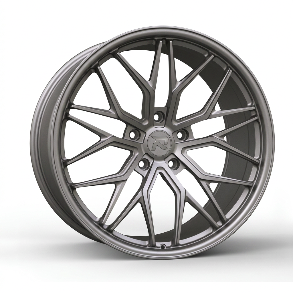 RZR CXXXI forged wheel — Satin Titanium Grey