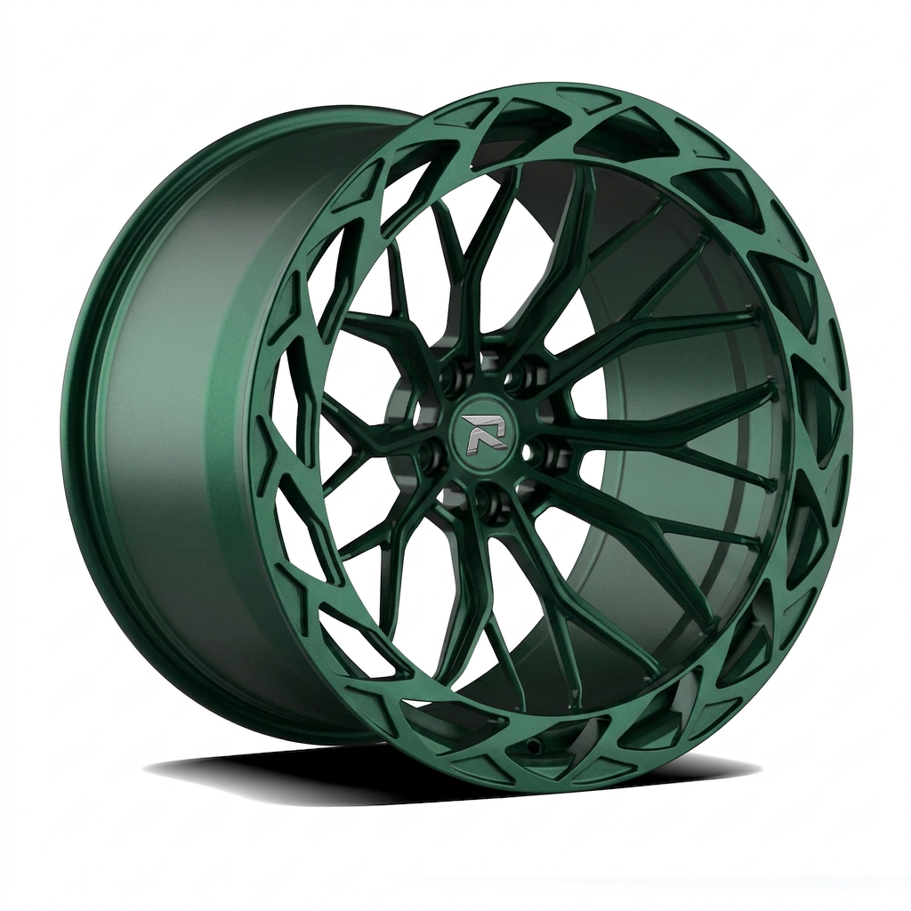 RZR CXXXIX forged wheel — Satin Emerald Metallic