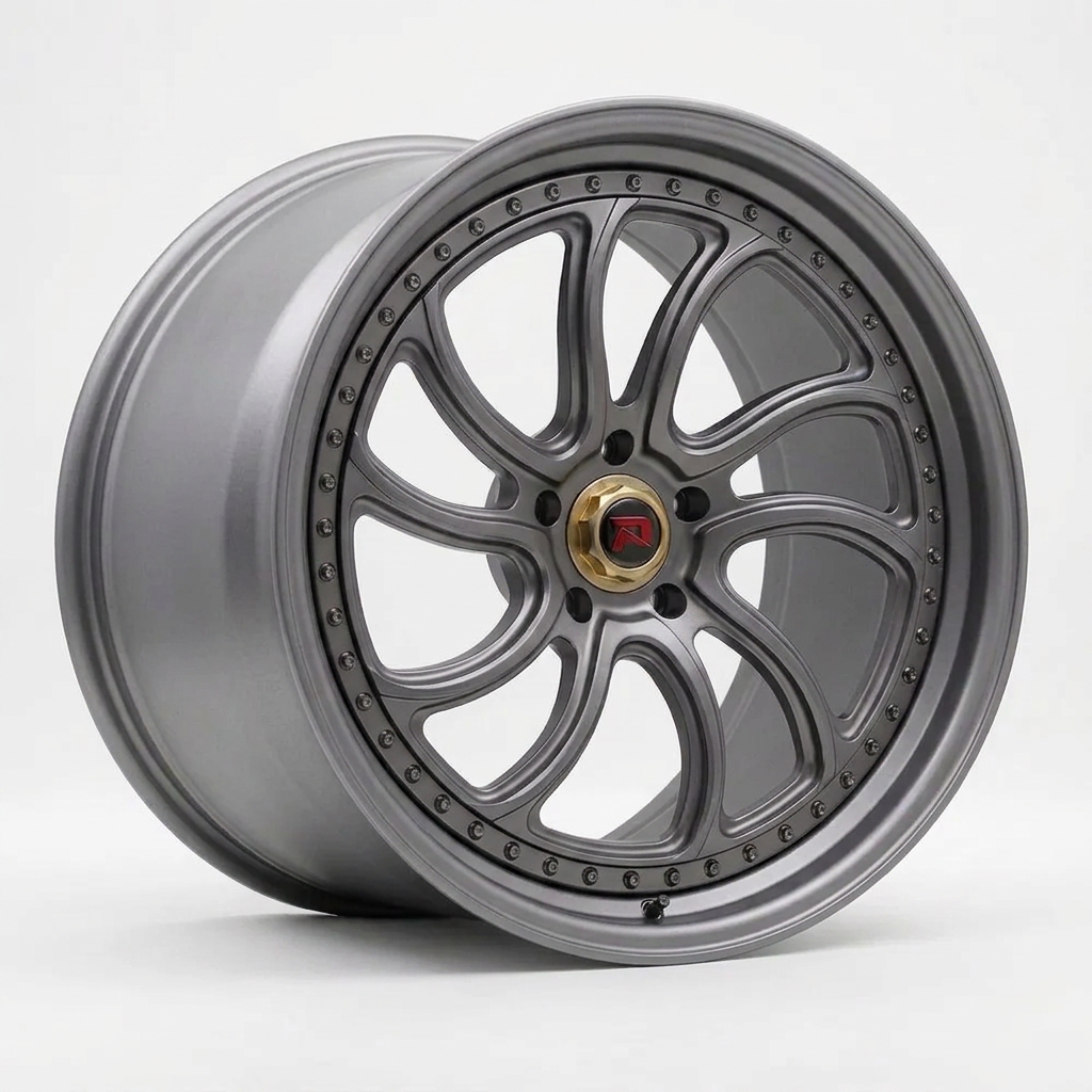 RZR XXXV forged wheel — Satin Gunmetal