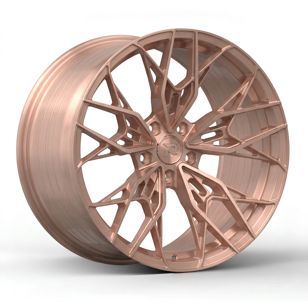 RZR CXXXVII forged wheel — Brushed Rose Gold