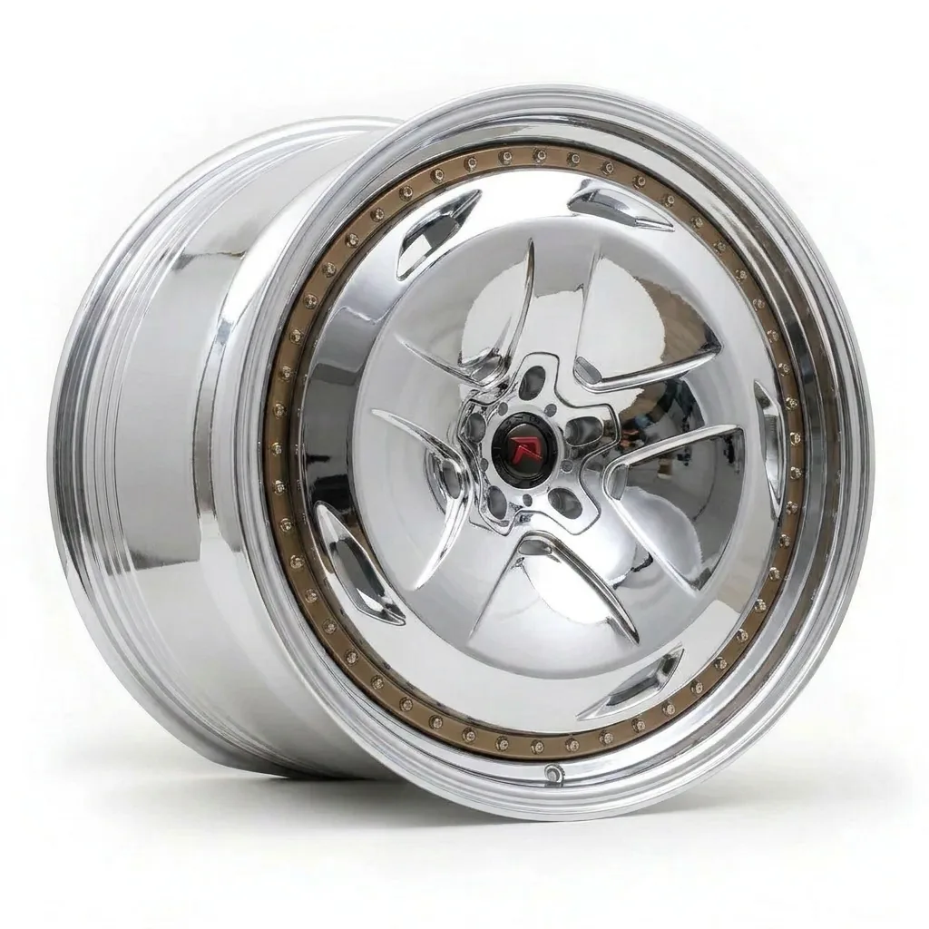 RZR XIV forged wheel — Full Polished Chrome