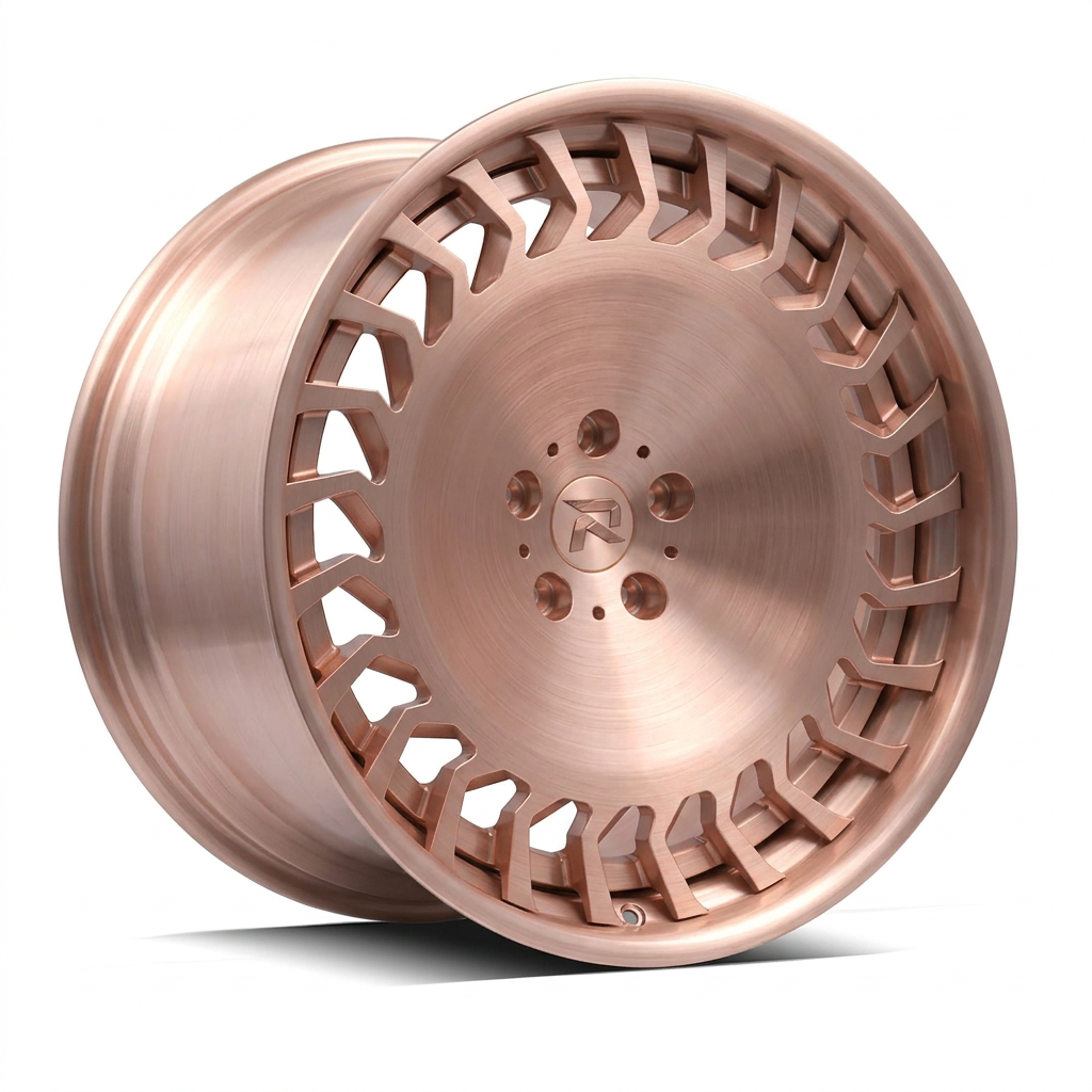RZR CX forged wheel — Brushed Rose Gold