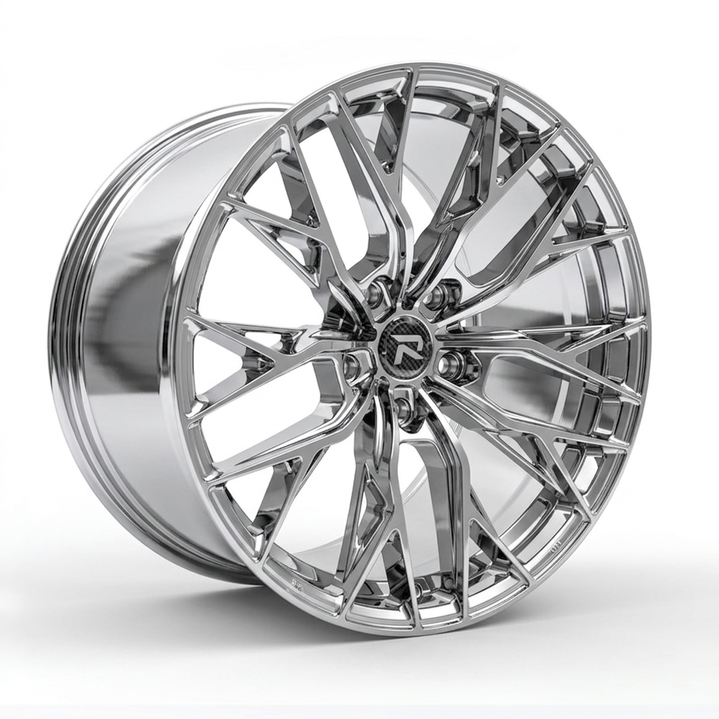 RZR CLV forged wheel — Full Polished Chrome