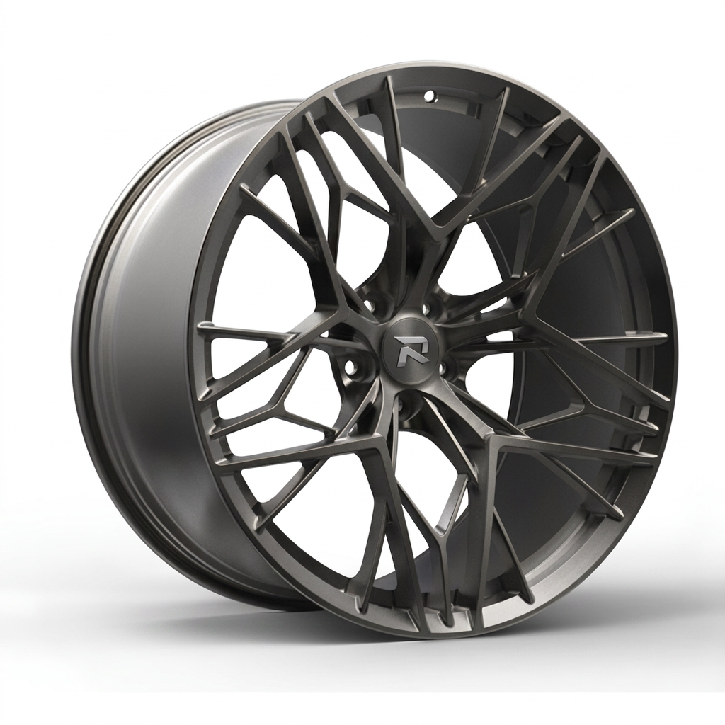 RZR CLXVIII forged wheel — Satin Titanium Grey