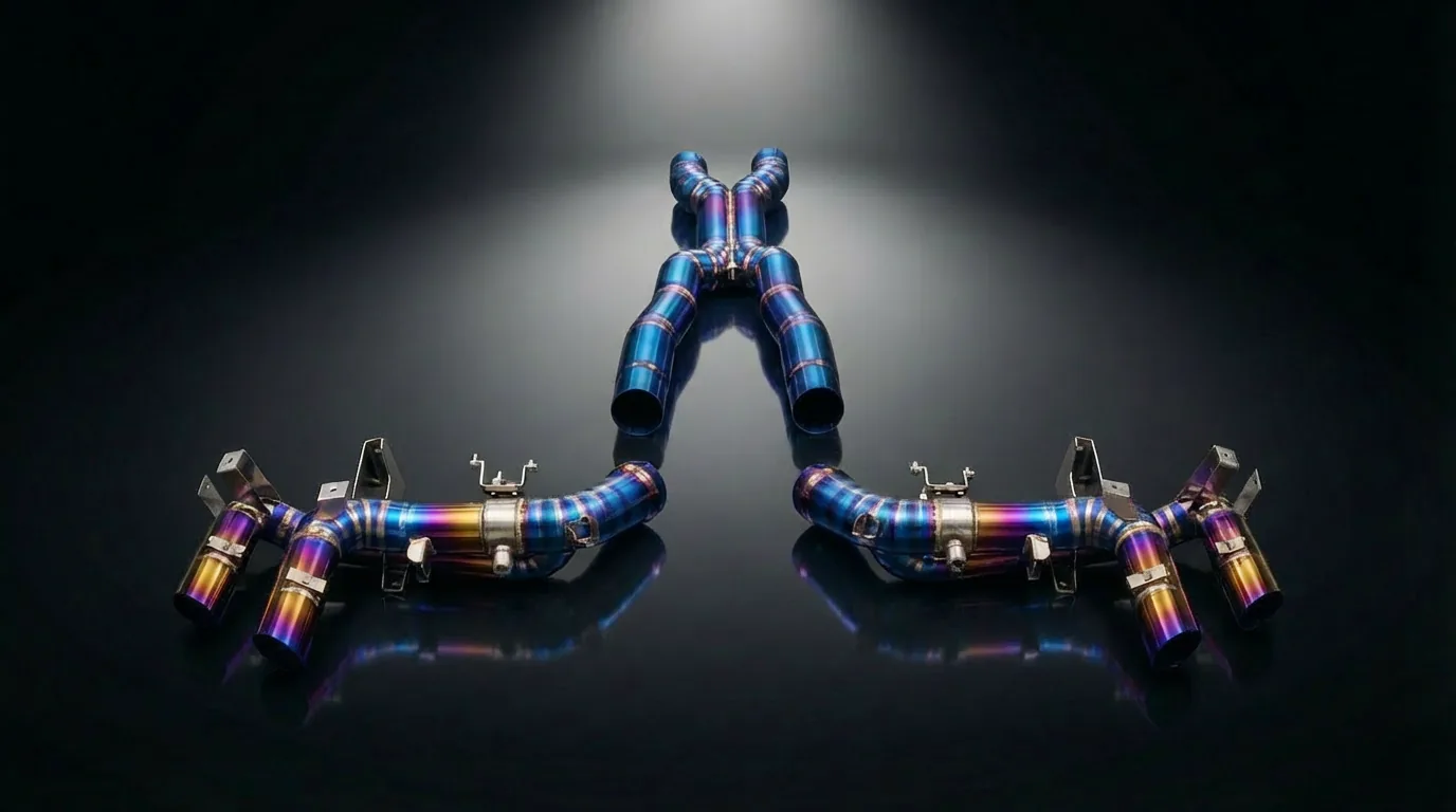 Ferrari PURO titanium valvetronic exhaust system