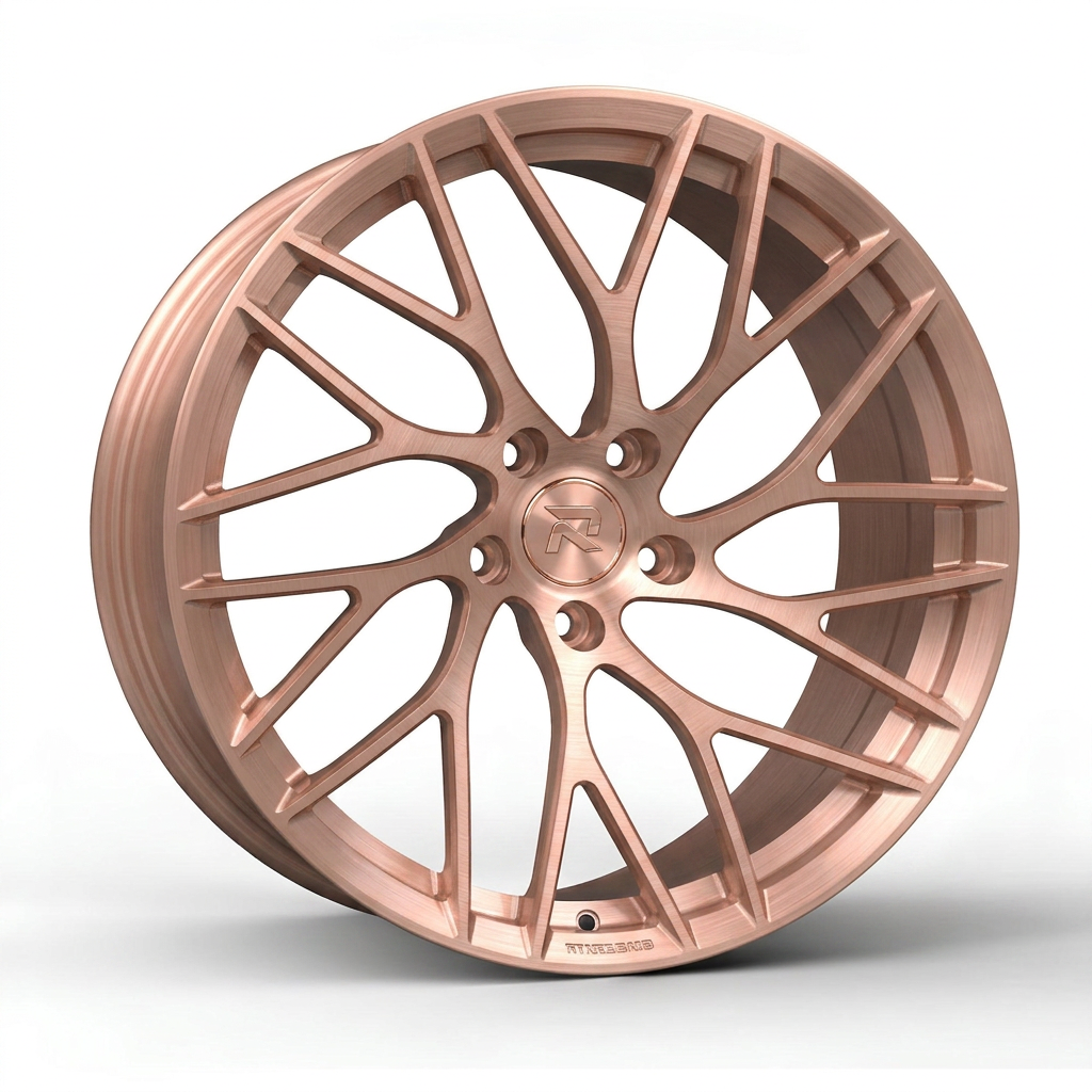 RZR CXIV forged wheel — Brushed Rose Gold