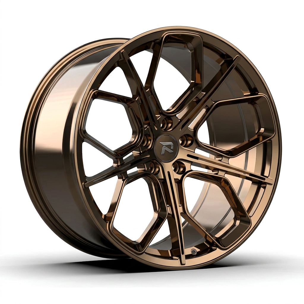 RZR CXXI forged wheel — Tinted Bronze Chrome