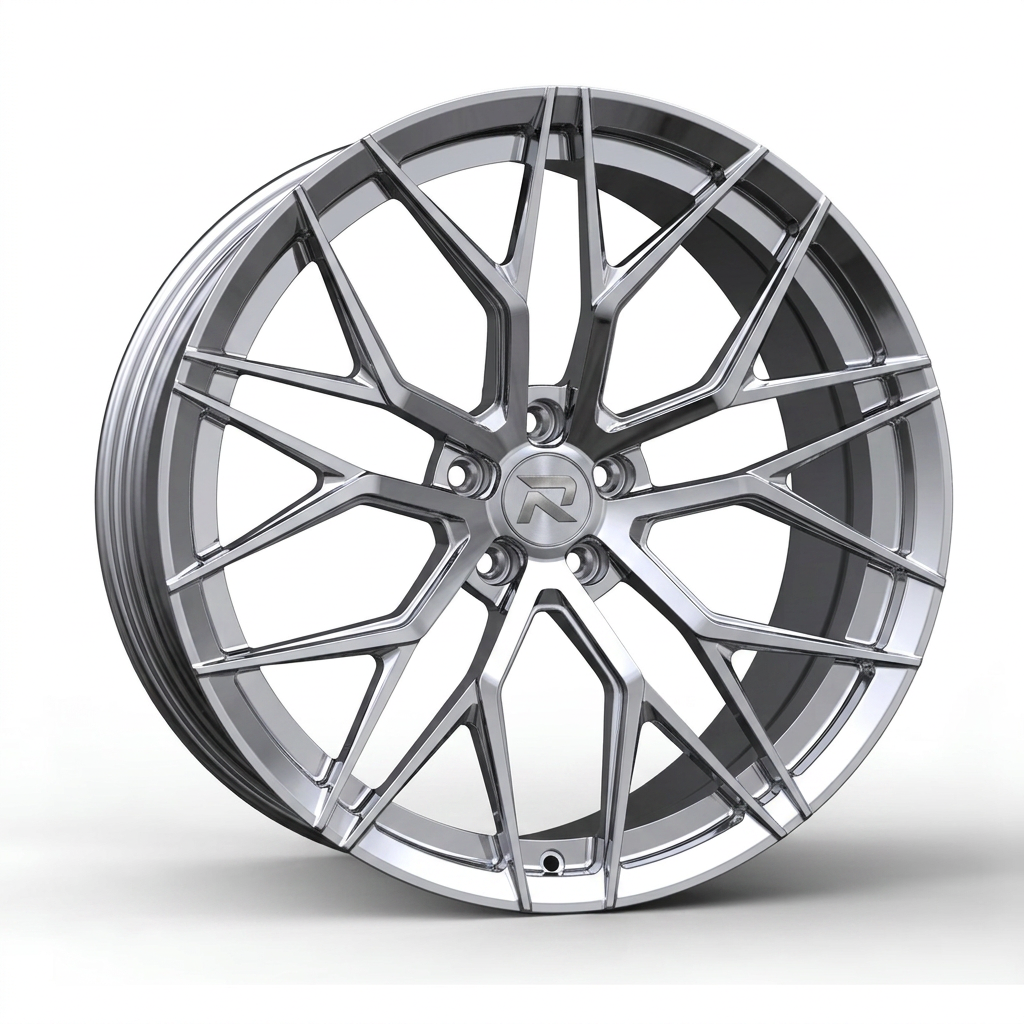 RZR CXXIX forged wheel — Full Polished Chrome