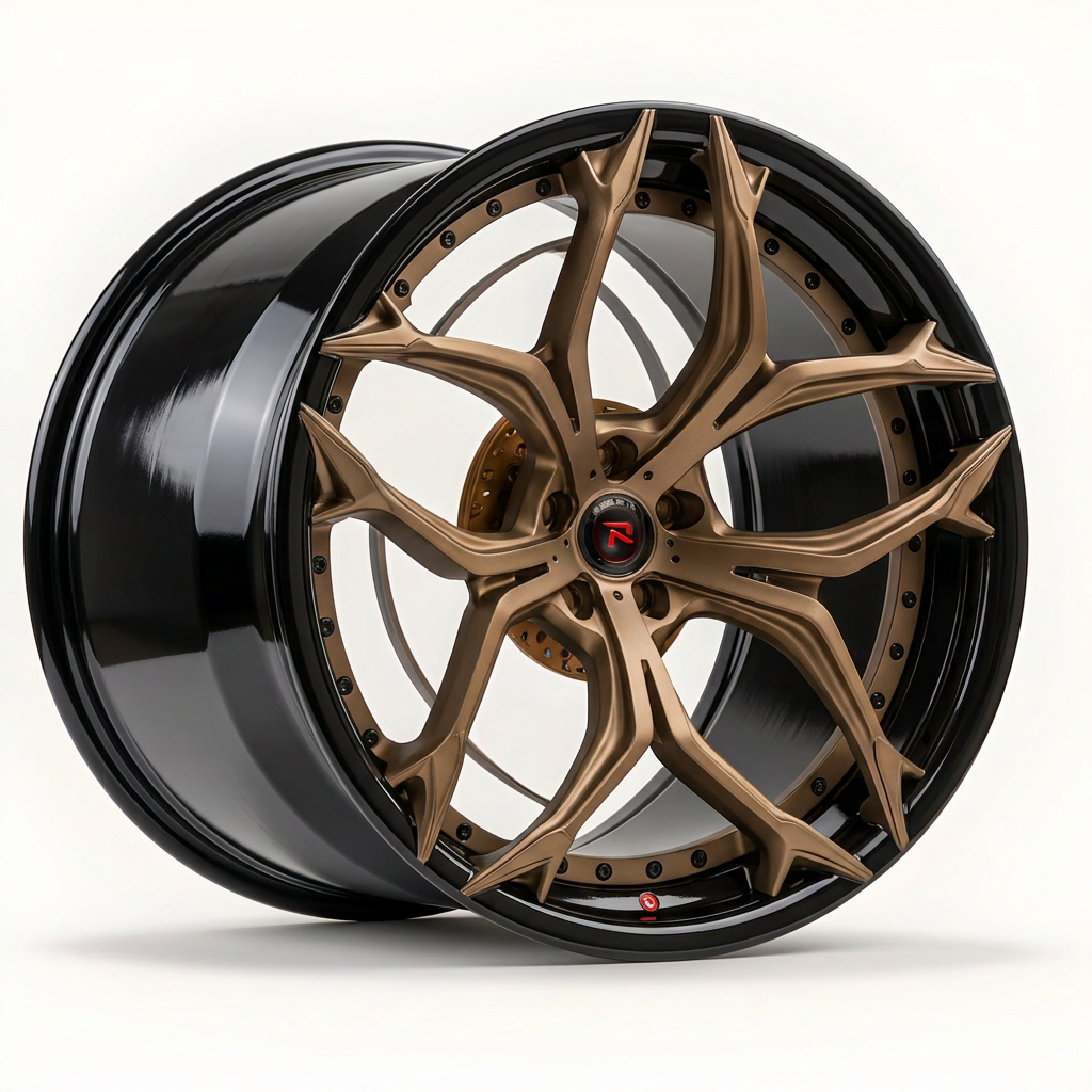 RZR XV bespoke finish — Satin Bronze / Gloss Black Lip