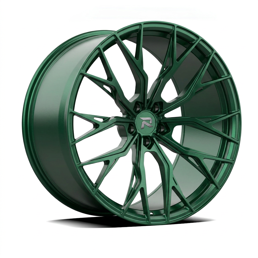 RZR CCII forged wheel — Satin Emerald Metallic