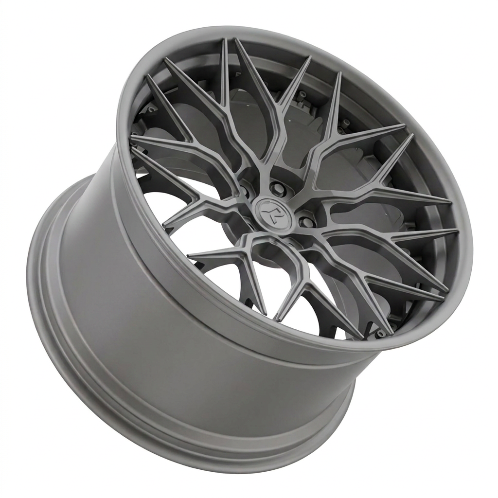 RZR I forged wheel — Satin Titanium