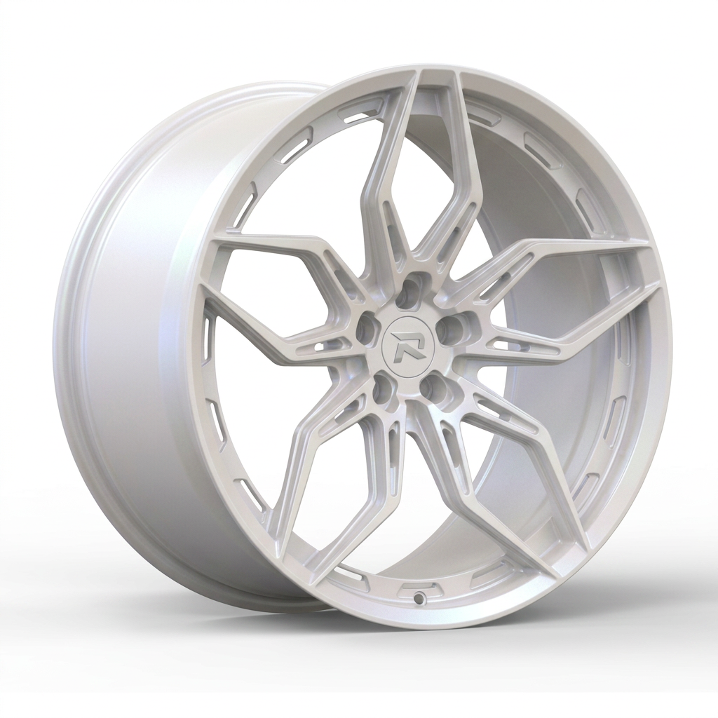 RZR CL forged wheel — Satin White Pearl