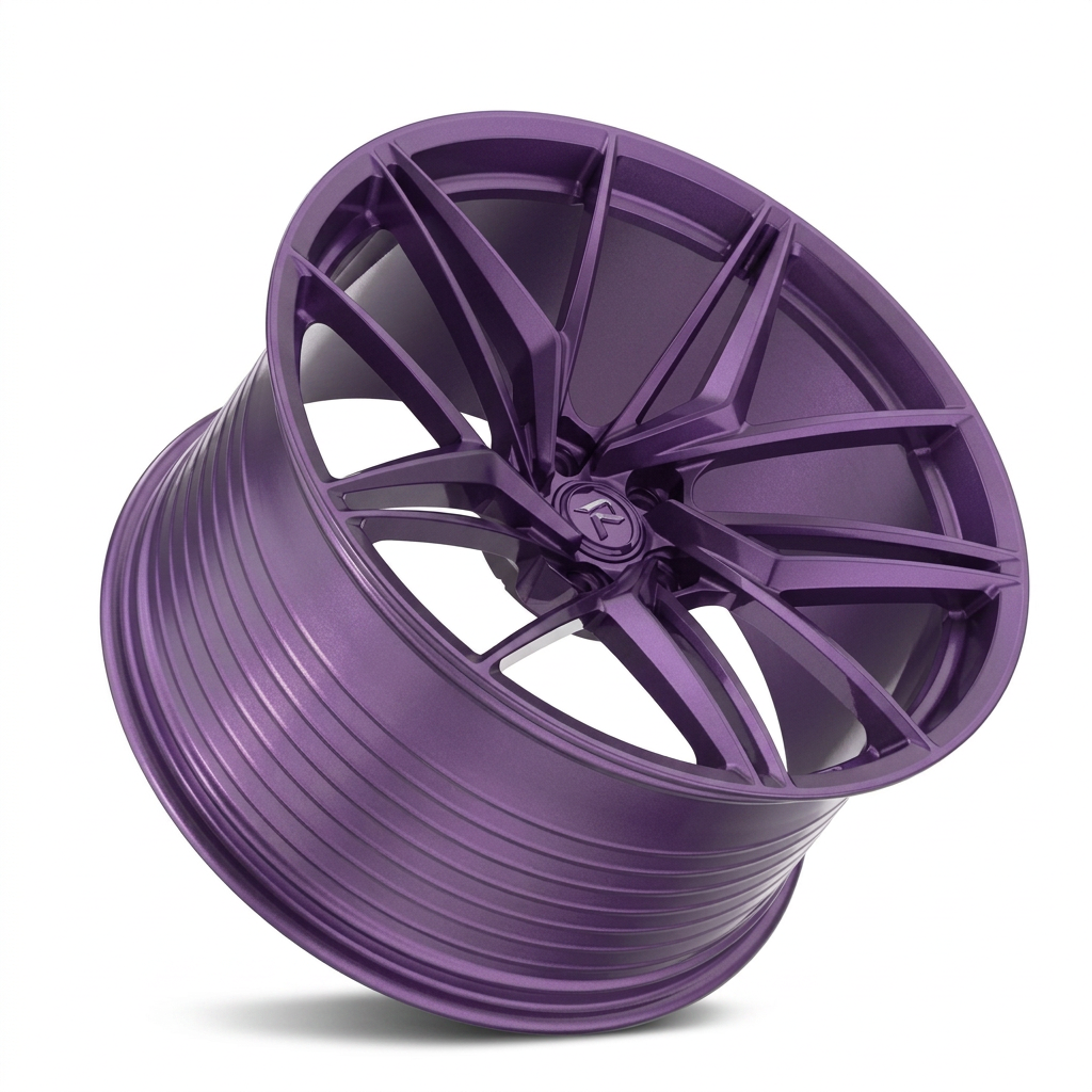 RZR LXXV forged wheel — Satin Purple Metallic