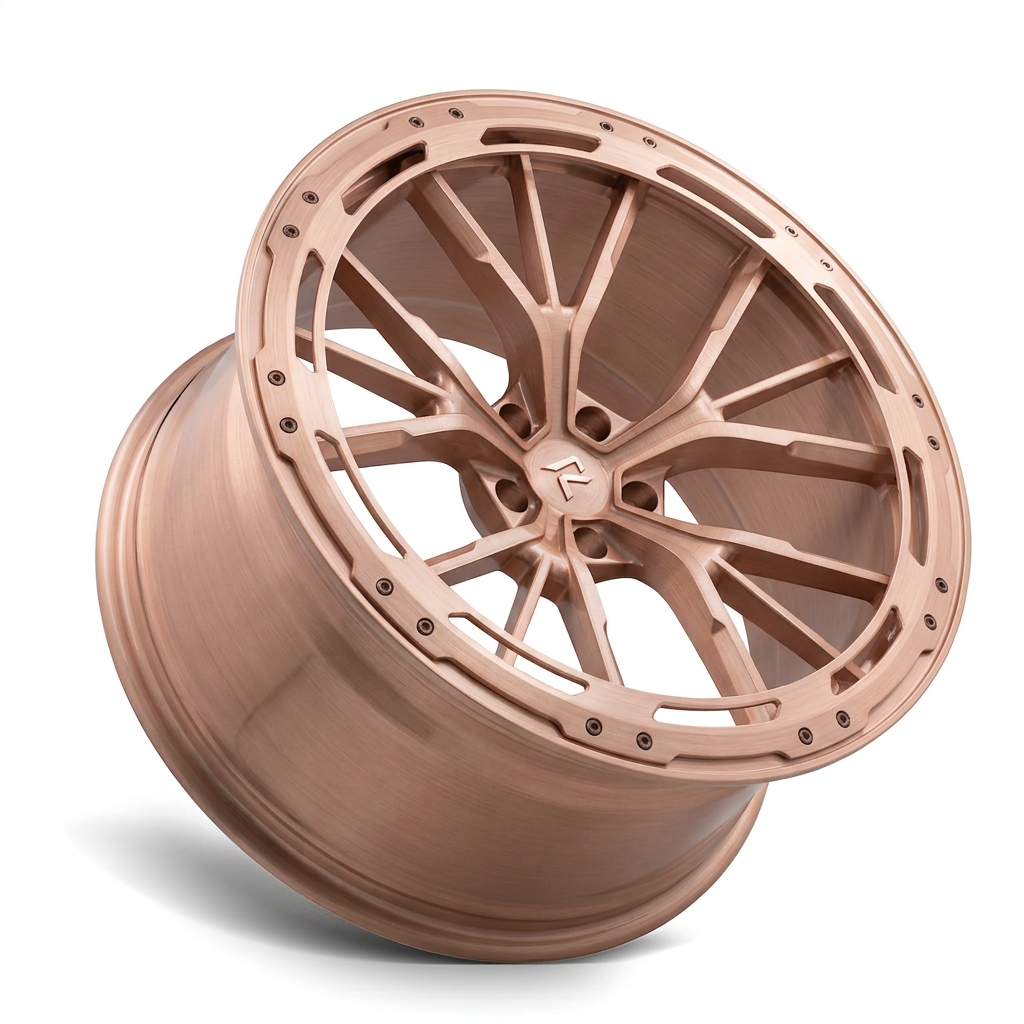 RZR LXXXIV forged wheel — Brushed Rose Gold