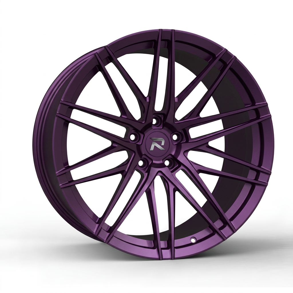 RZR CXCI forged wheel — Satin Purple Metallic