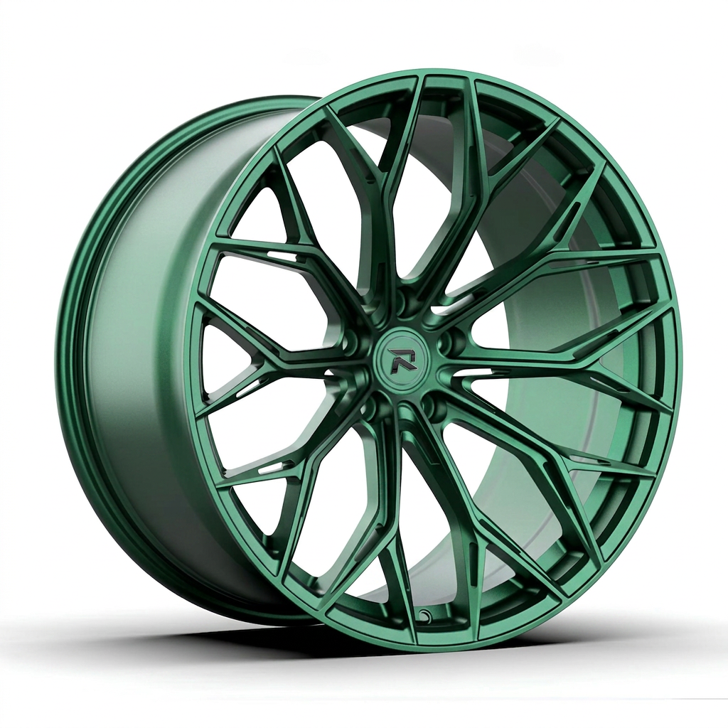 RZR CLI forged wheel — Satin Emerald Metallic