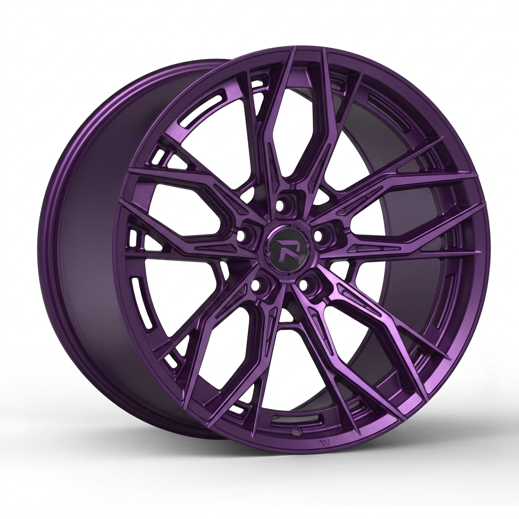 RZR CXXXV forged wheel — Satin Purple Metallic