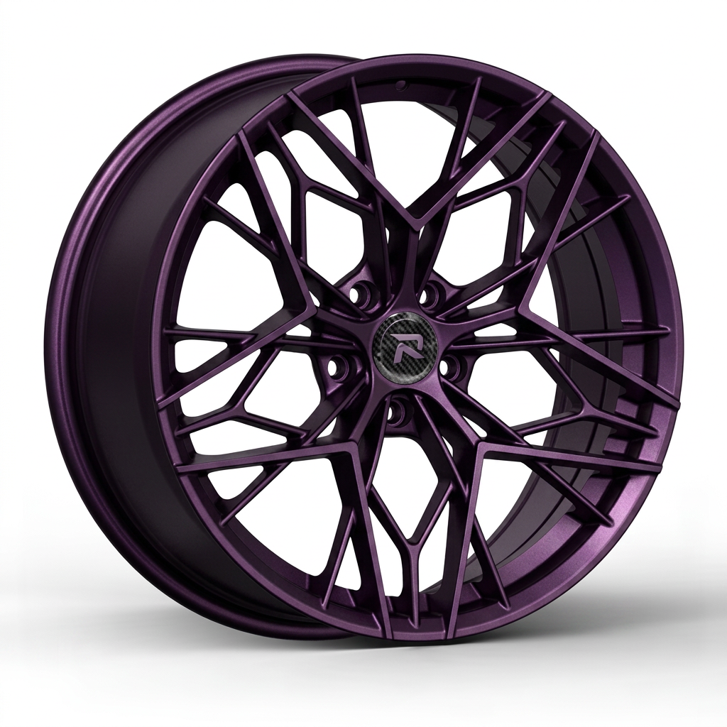 RZR CLVI forged wheel — Satin Purple Metallic