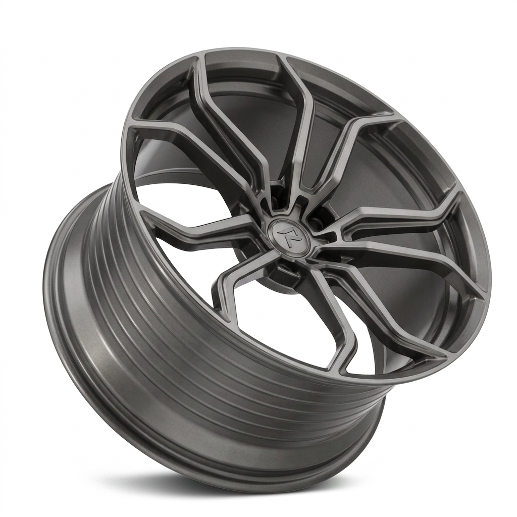 RZR LXXVII forged wheel — Satin Gunmetal