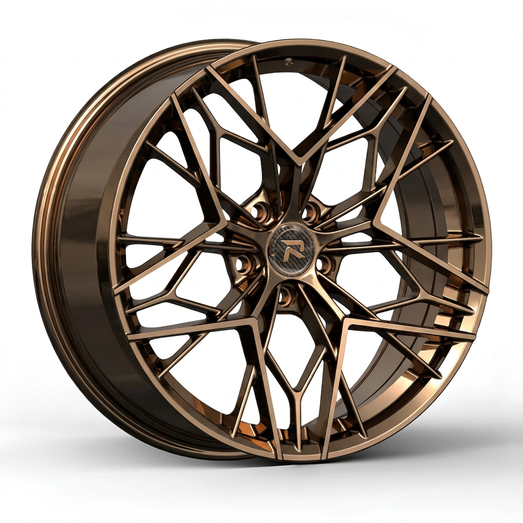 RZR CLVI forged wheel — Tinted Bronze Chrome