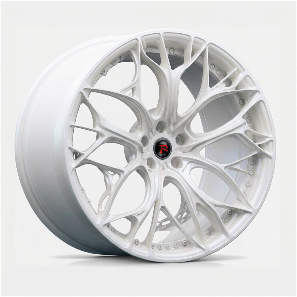 RZR XXI forged wheel — Satin White Pearl