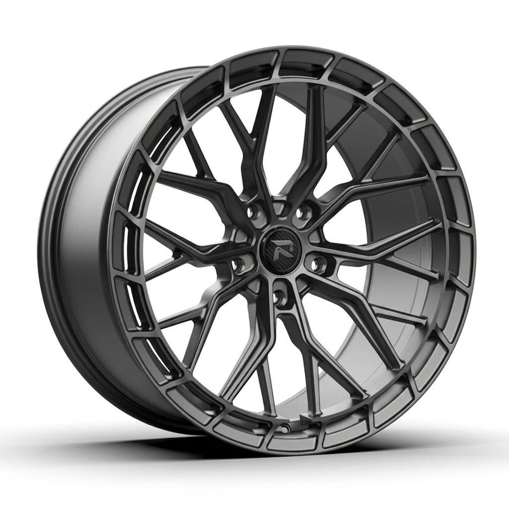 RZR CXXVI forged wheel — Satin Gunmetal